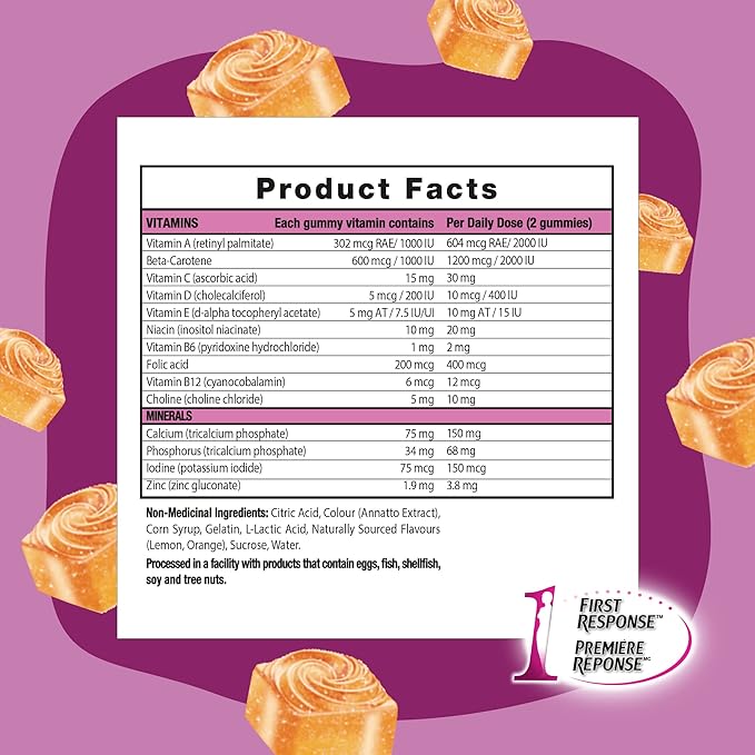 Prenatal Multivitamin | First Response™ | 90 Gummies