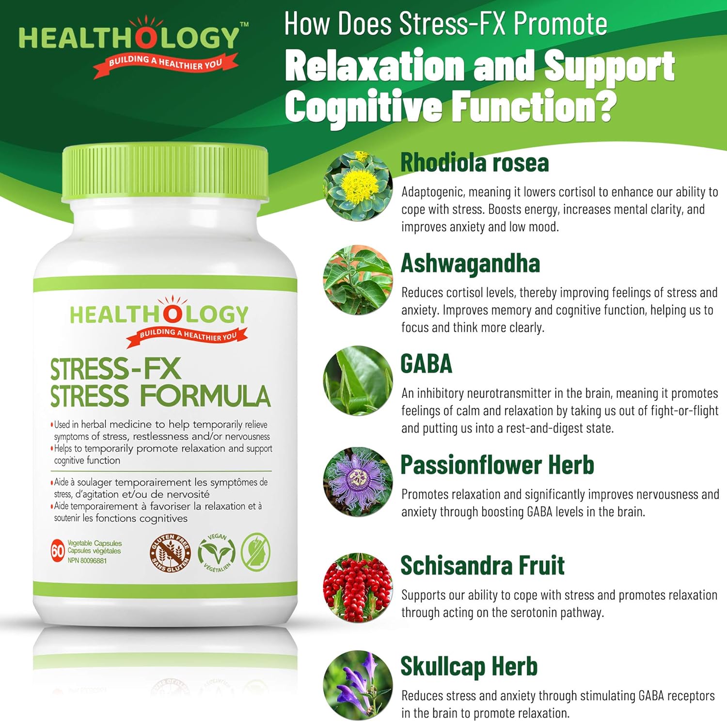 Stress-FX | Healthology™ | 60 Capsules