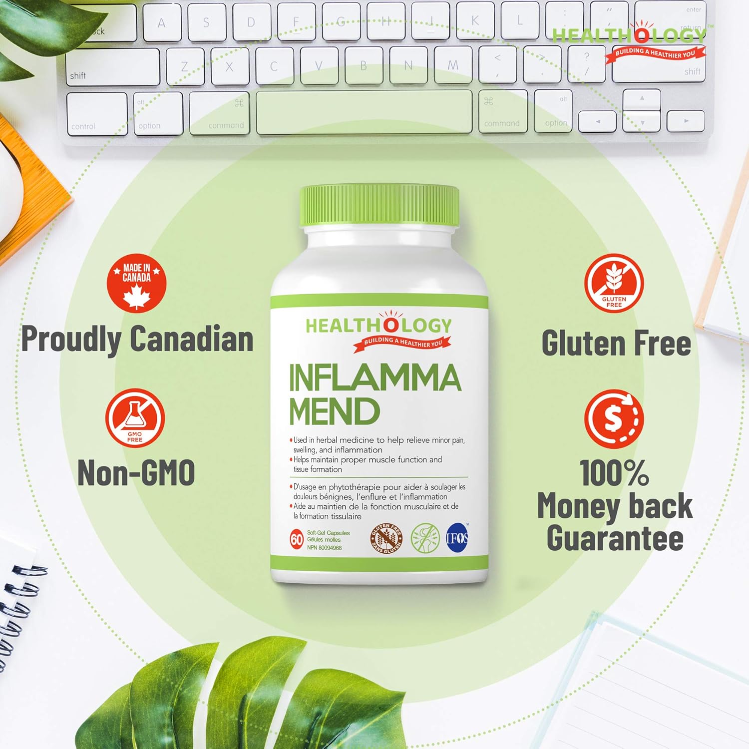 Inflamma-mend | Healthology™ | 60 Softgels