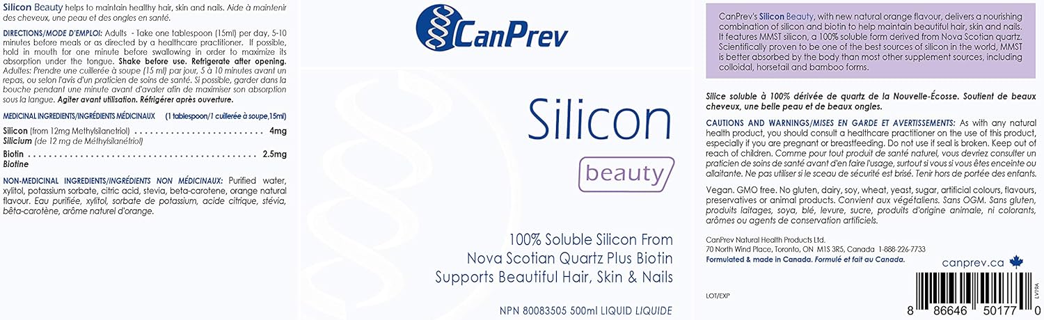 Silicon + Biotin Liquid | CanPrev | 500 mL
