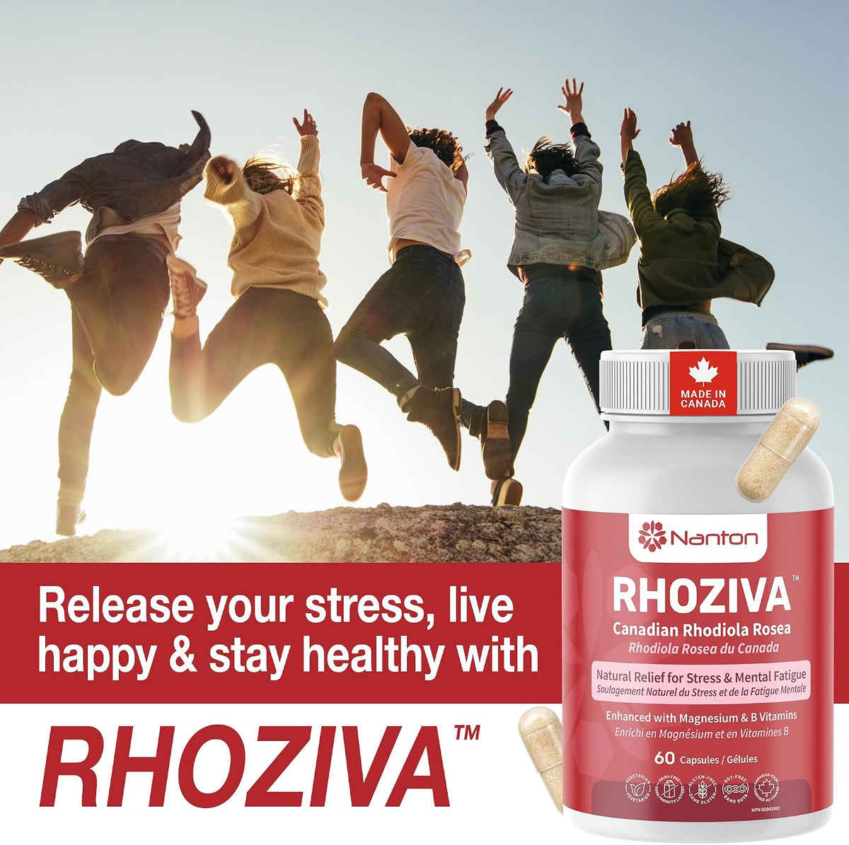 Rhoziva | Nanton Nutraceuticals | 60 OR 120 Capsules