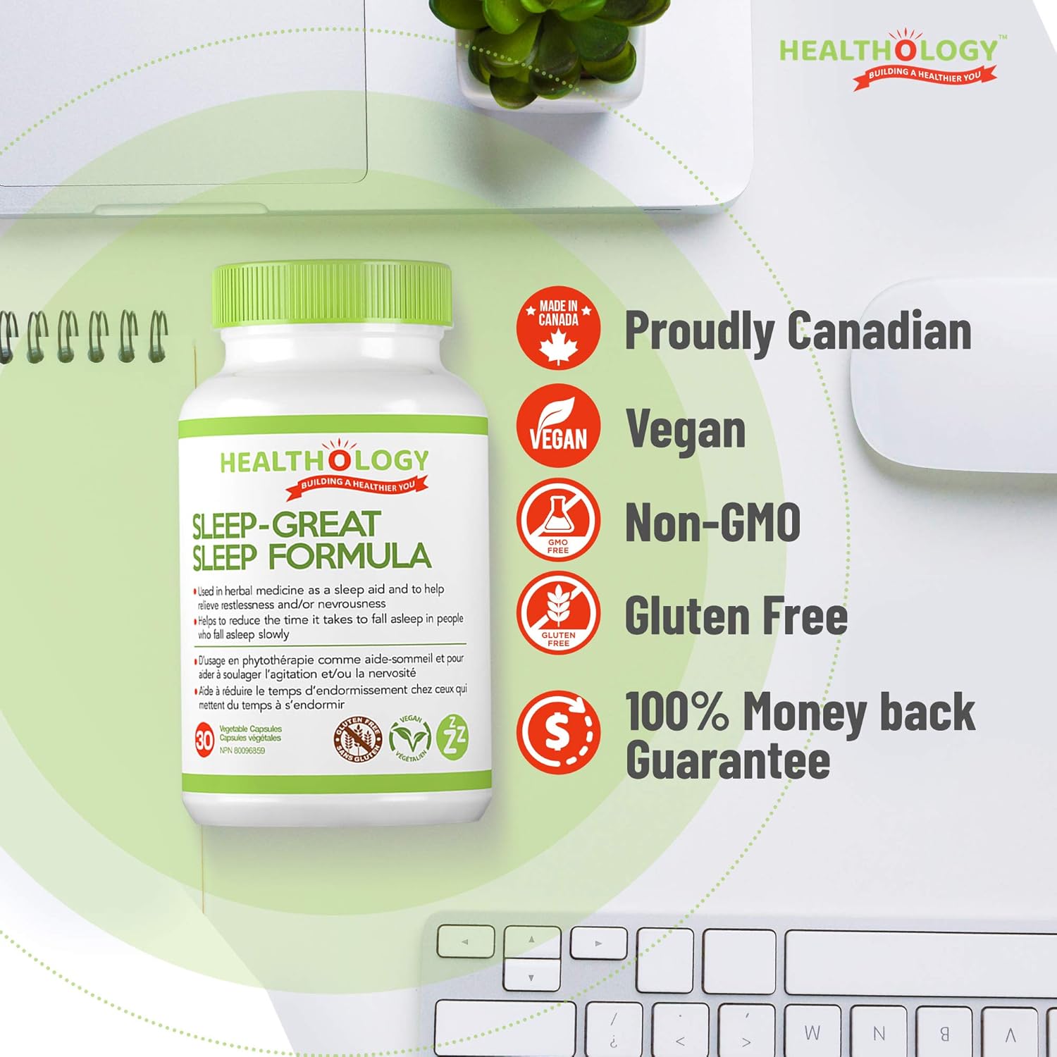 Sleep Great | Healthology™ | 30 or 60 Capsules