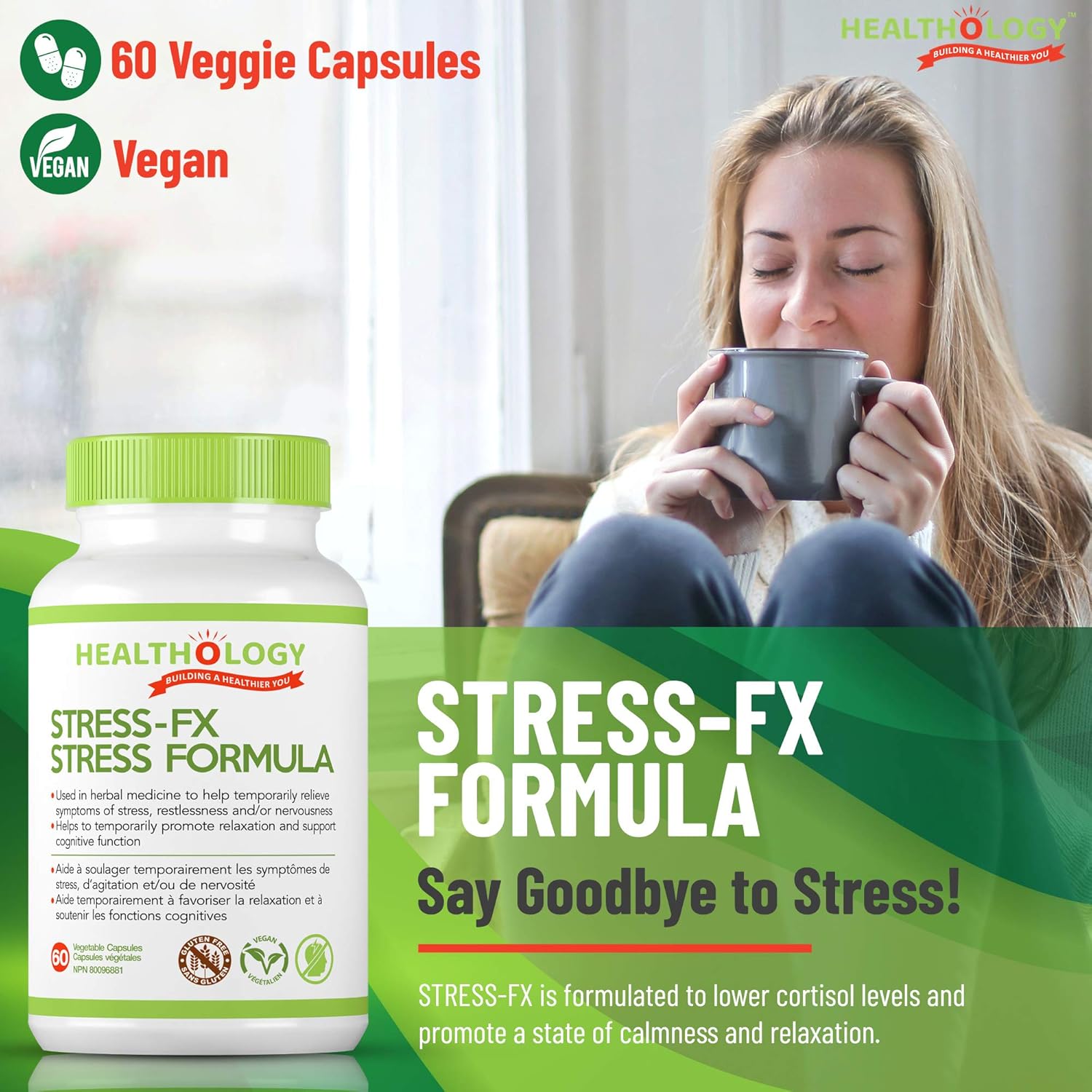Stress-FX | Healthology™ | 60 Capsules