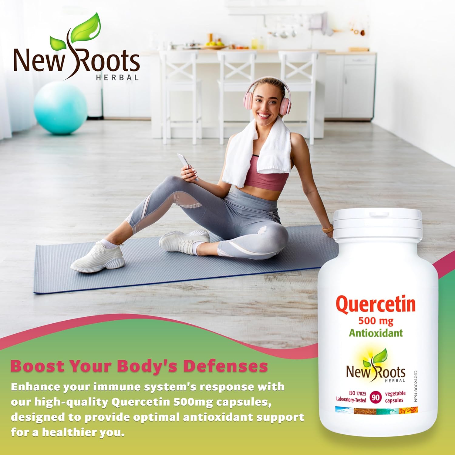 Quercetin | New Roots HERBAL® | 90 Veg Capsules