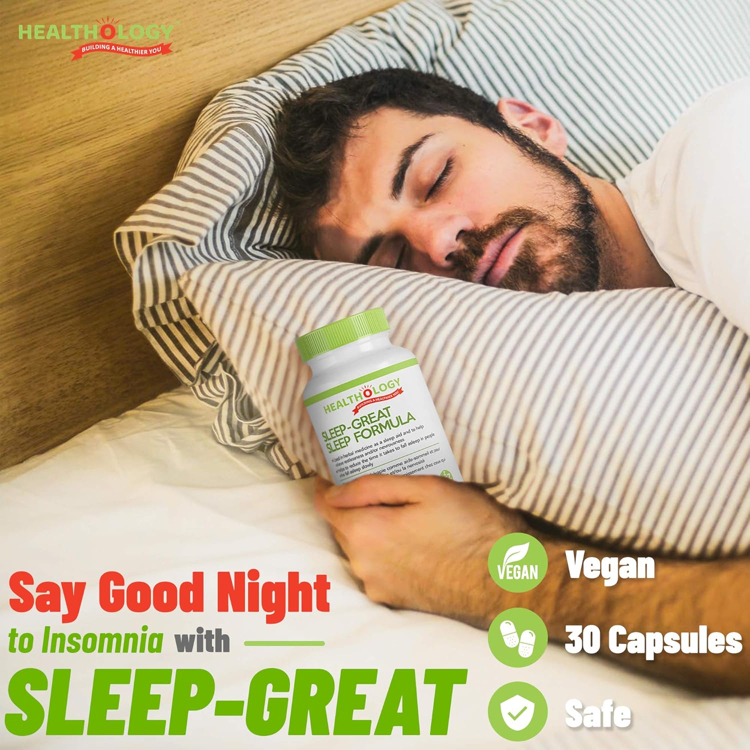 Sleep Great | Healthology™ | 30 or 60 Capsules