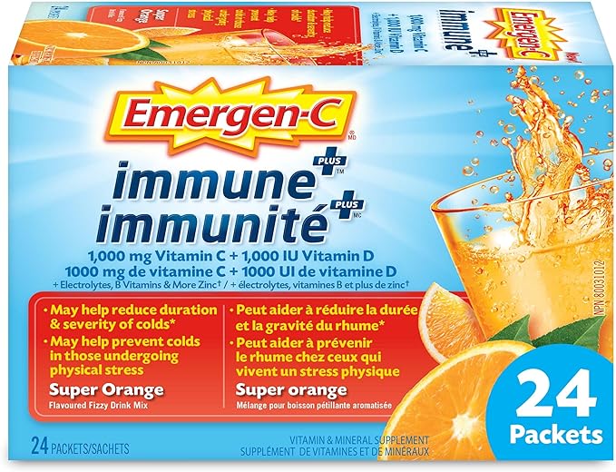 Immune Plus Super Orange | Emergen-C® | 24 Packets