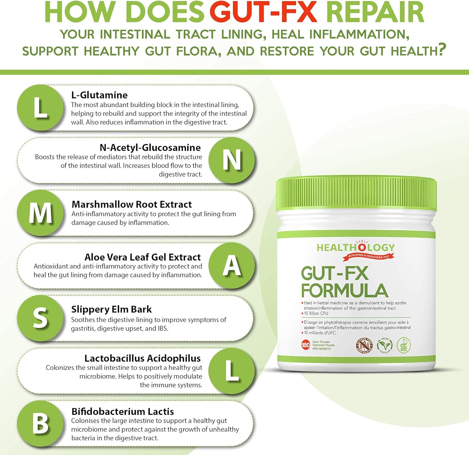 Gut-Fx | Healthology™ | 180gr Powder