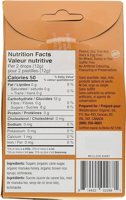 Manuka Honey Drops | Wedderspoon® | Various Flavours
