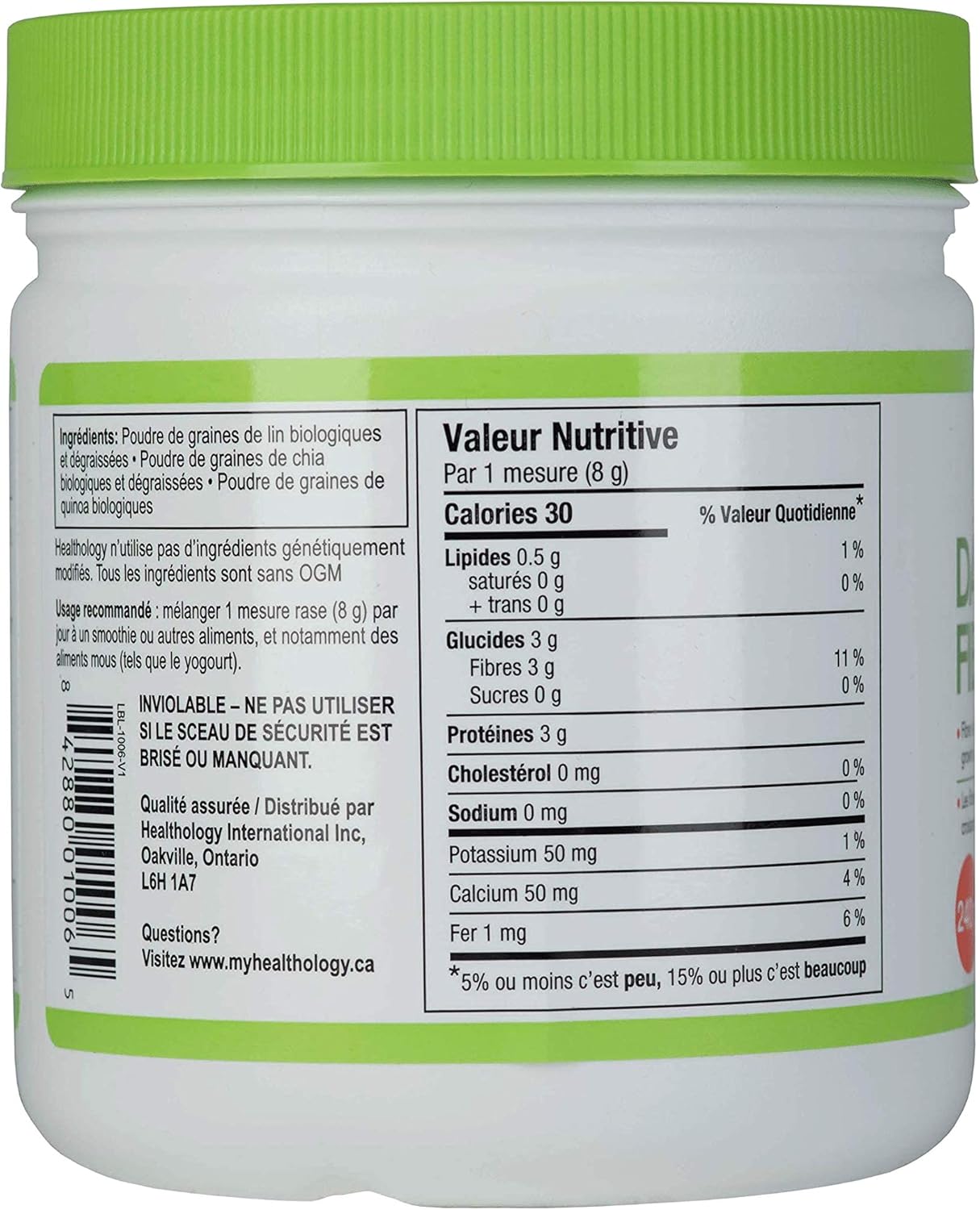 Daily Fibre Blend | Healthology™ | 240gr Powder