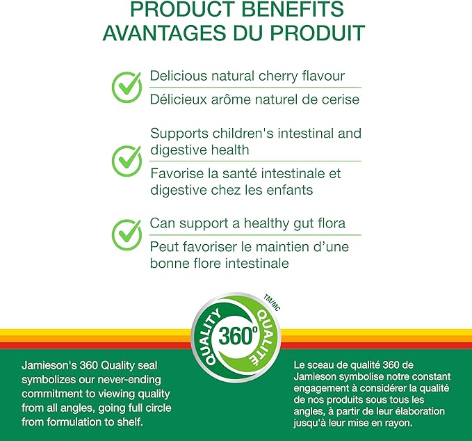 Kids Probiotic | Jamieson™ | 60 Chewable Tablets