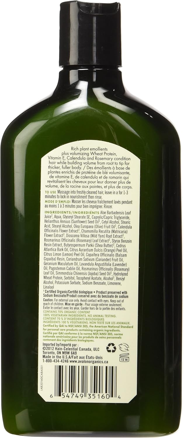 Rosemary Volumizing Conditioner | Avalon Organic® | 325 mL