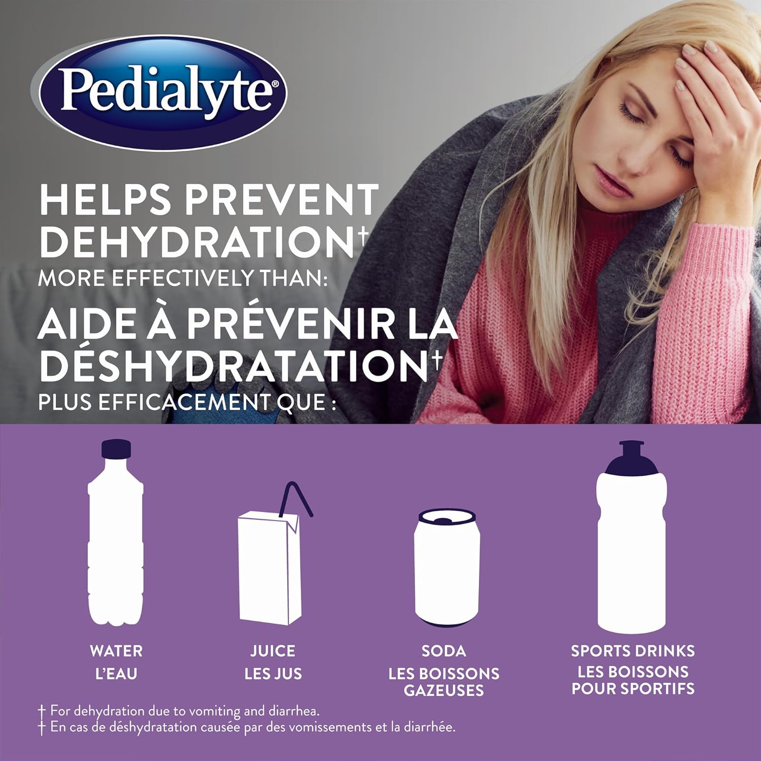Electrolyte Oral Rehydration Solution | Pedialyte® | 1 L (1000 mL)