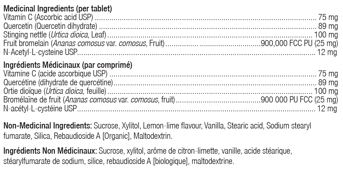 D-Hist Jr. | Ortho Molecular | 60 Chewable tablets