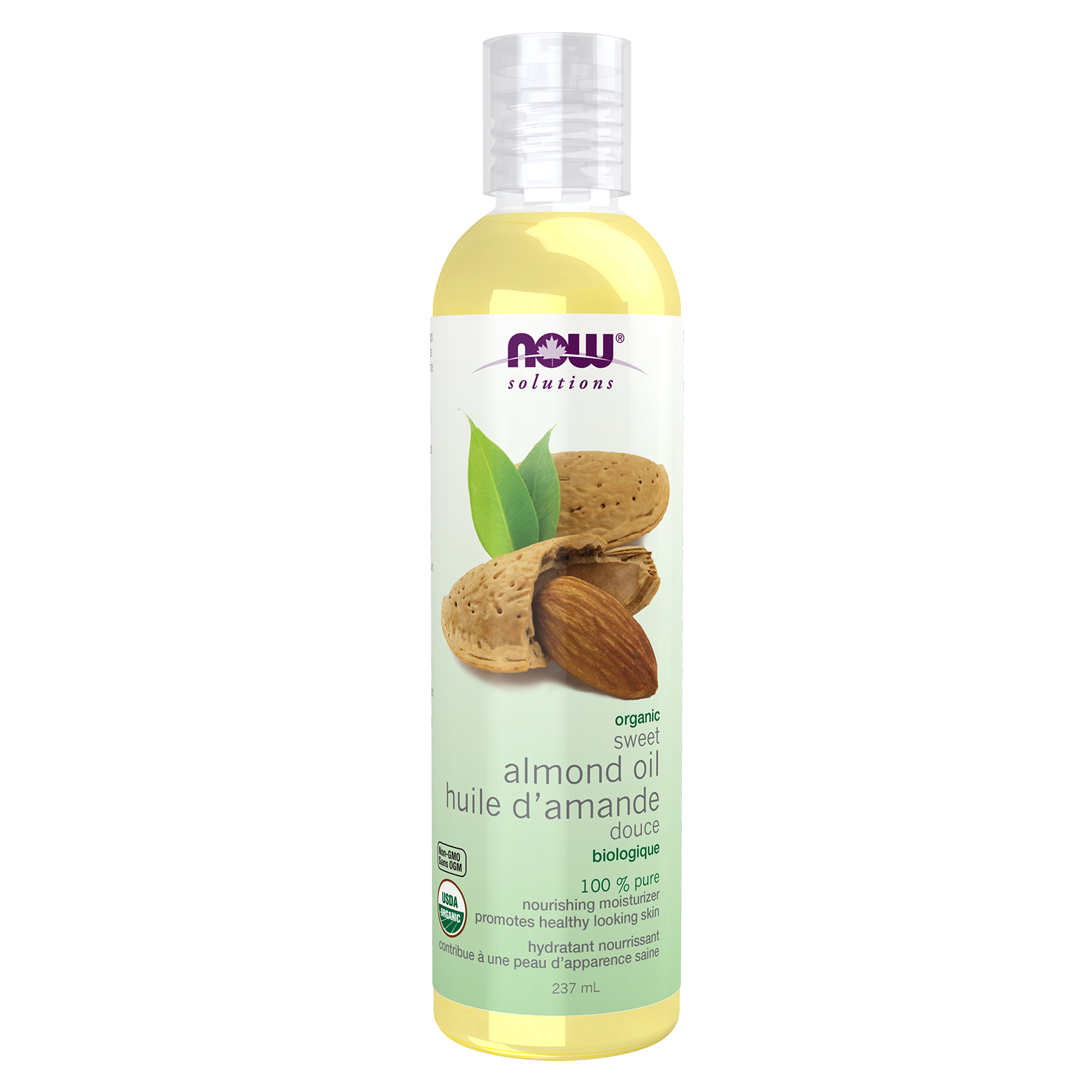 Organic Sweet Almond Oil, ECO2 | NOW® | 237 mL
