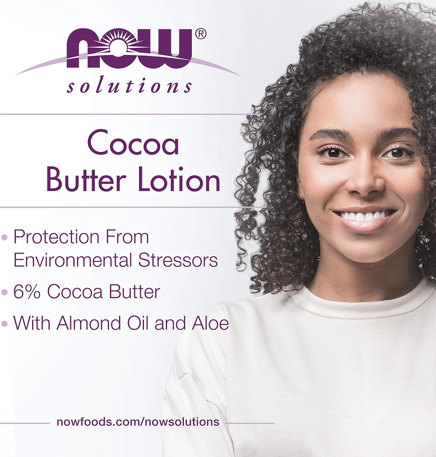 Cocoa Butter Lotion | NOW® | 237 mL