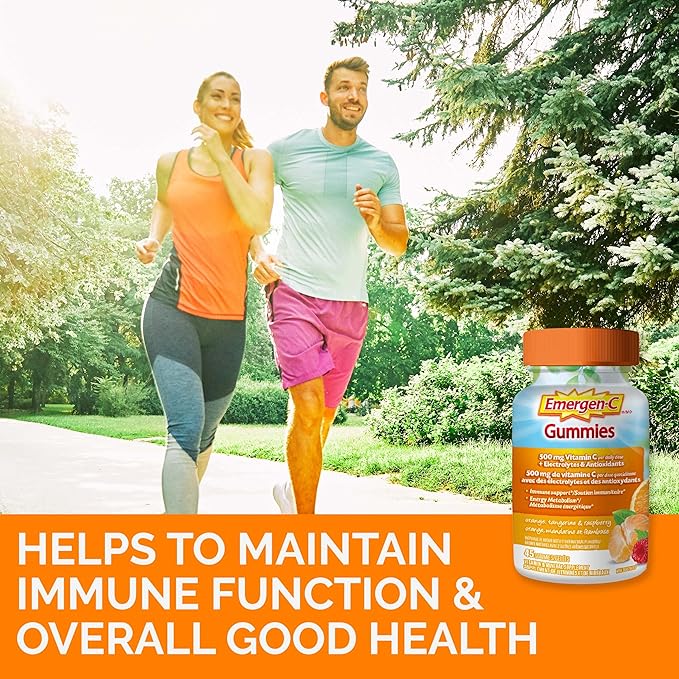 Orange, Raspberry & Tangerine | Emergen-C® | 45 Gummies