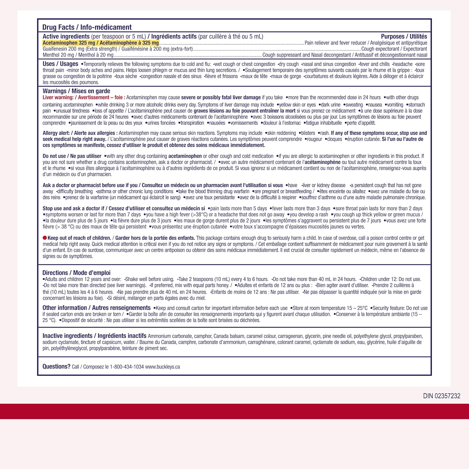 Complete® Mucus Relief by Buckley’s® – Chest Congestion, Mucus & Cough Support | 150 mL or 250 m