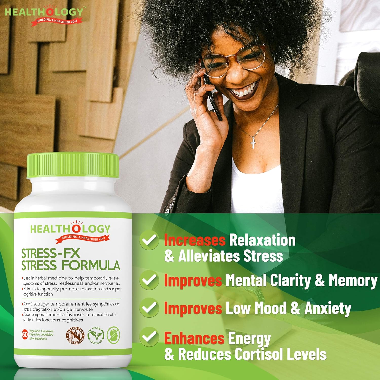 Stress-FX | Healthology™ | 60 Capsules