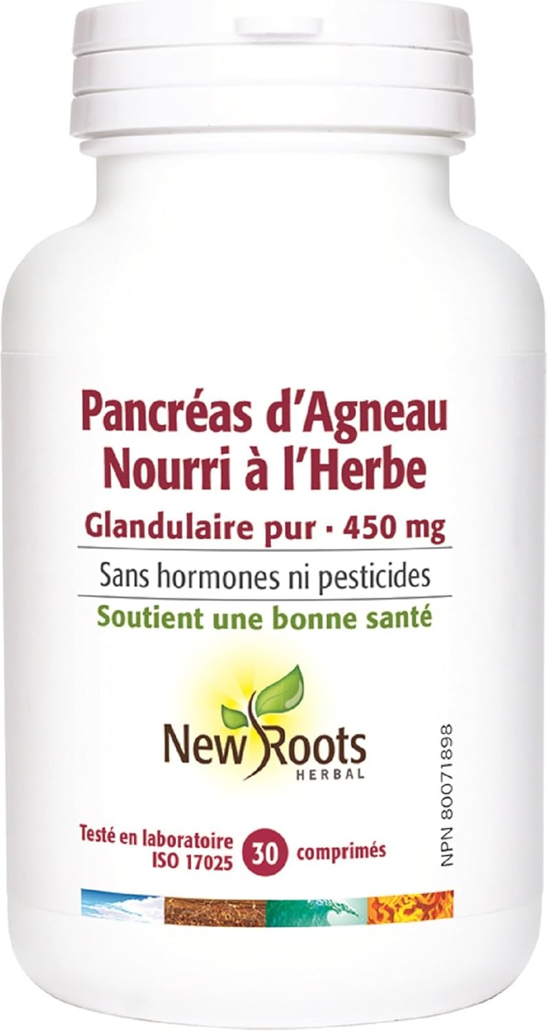 Grass-Fed Lamb Pancreas | New Roots HERBAL® | 30 or 90 Capsules