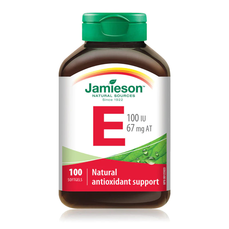 Vitamin E 100 IU | Jamieson™ | 100 Softgels