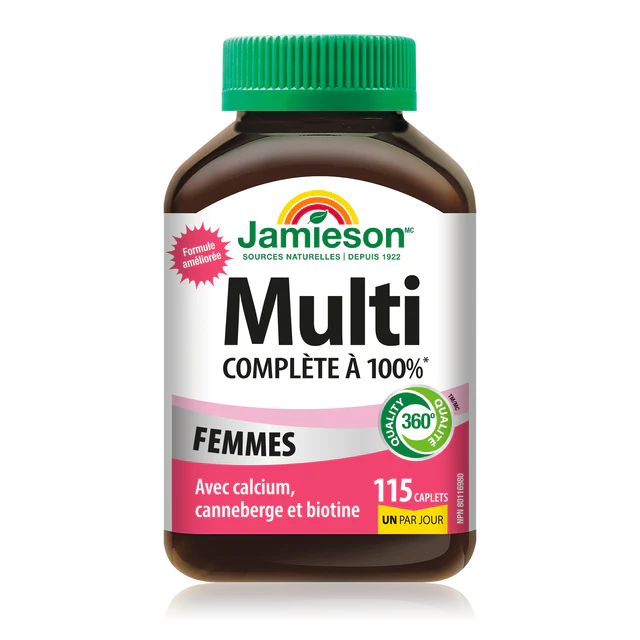 100% Complete Multi For Women | Jamieson™ | 115 or 160 Caplets