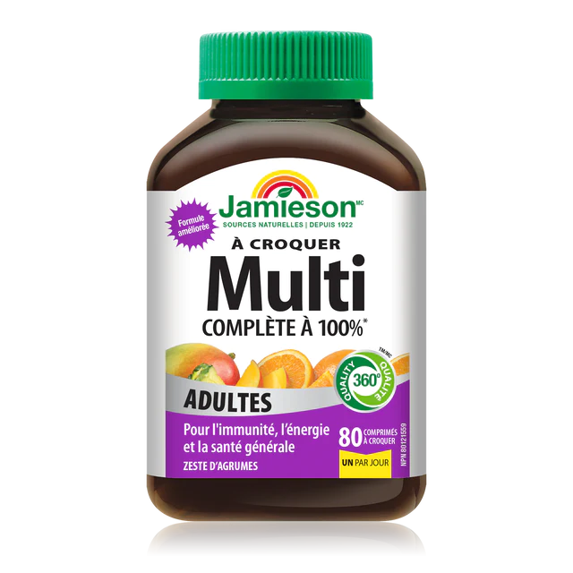 Chewable Multi | Jamieson™ | 80 Chewable Tablets