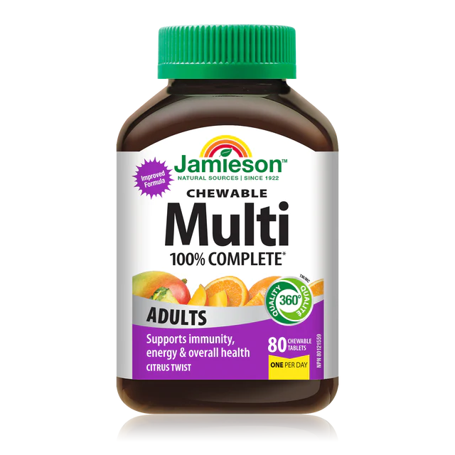 Chewable Multi | Jamieson™ | 80 Chewable Tablets