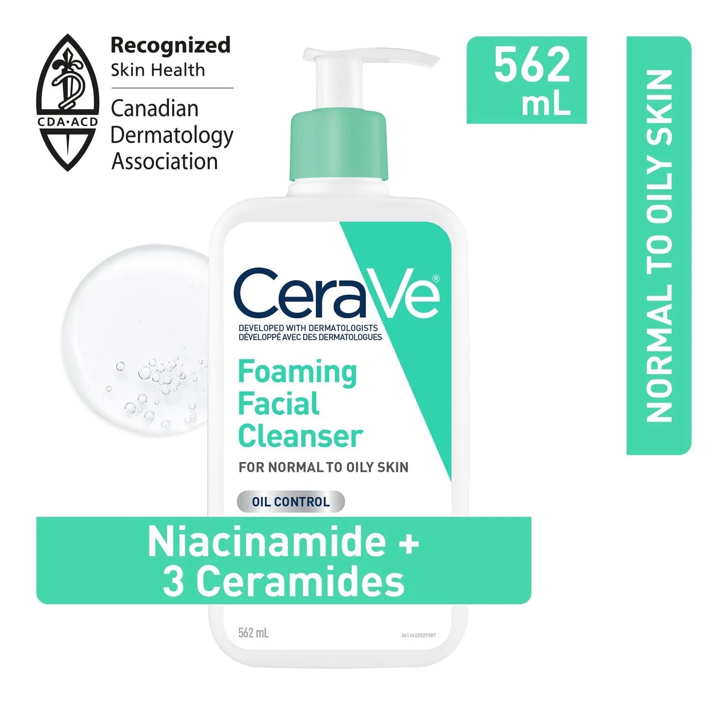 FOAMING Face Cleanser | Cerave® | 562 mL