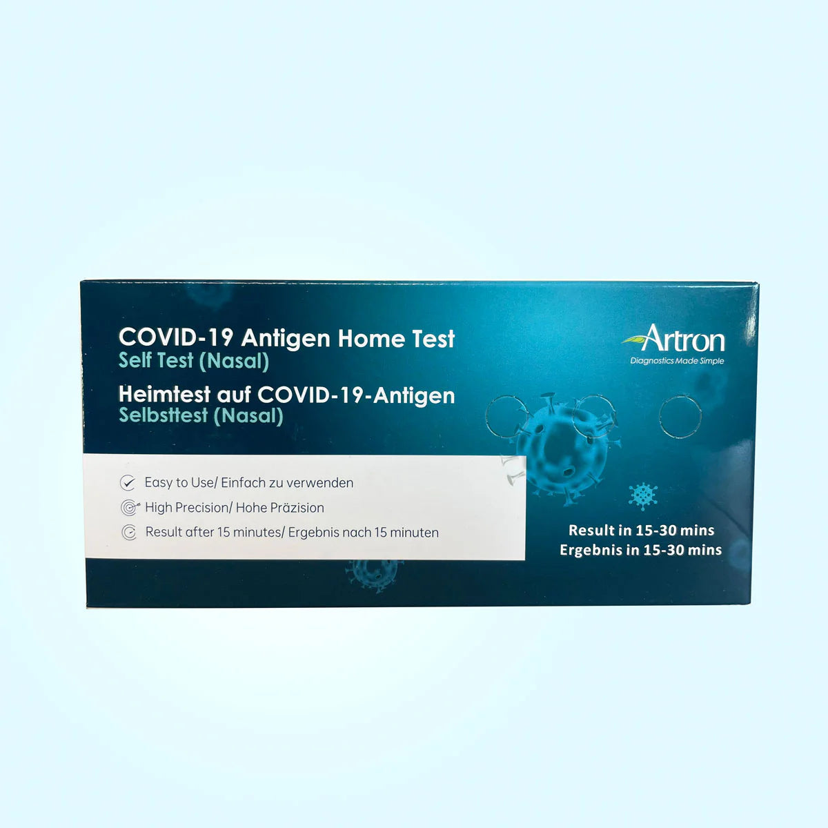 Rapid COVID-19 Antigen Self Test (Nasal) | Artron | 5 Tests/Box