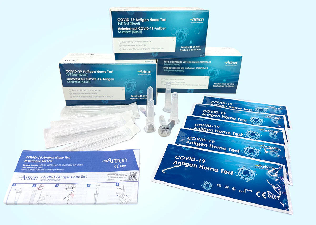Rapid COVID-19 Antigen Self Test (Nasal) | Artron | 5 Tests/Box