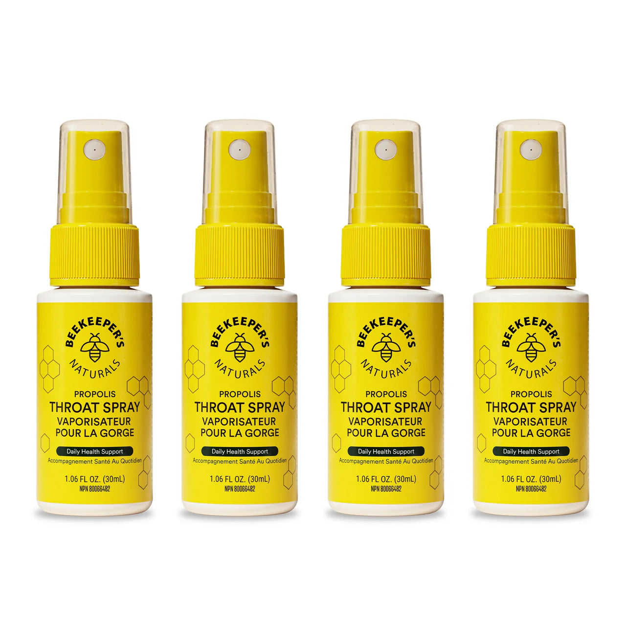 Propolis Throat Spray | Beekeeper's Naturals | 1.06 fl Oz. (30 mL)