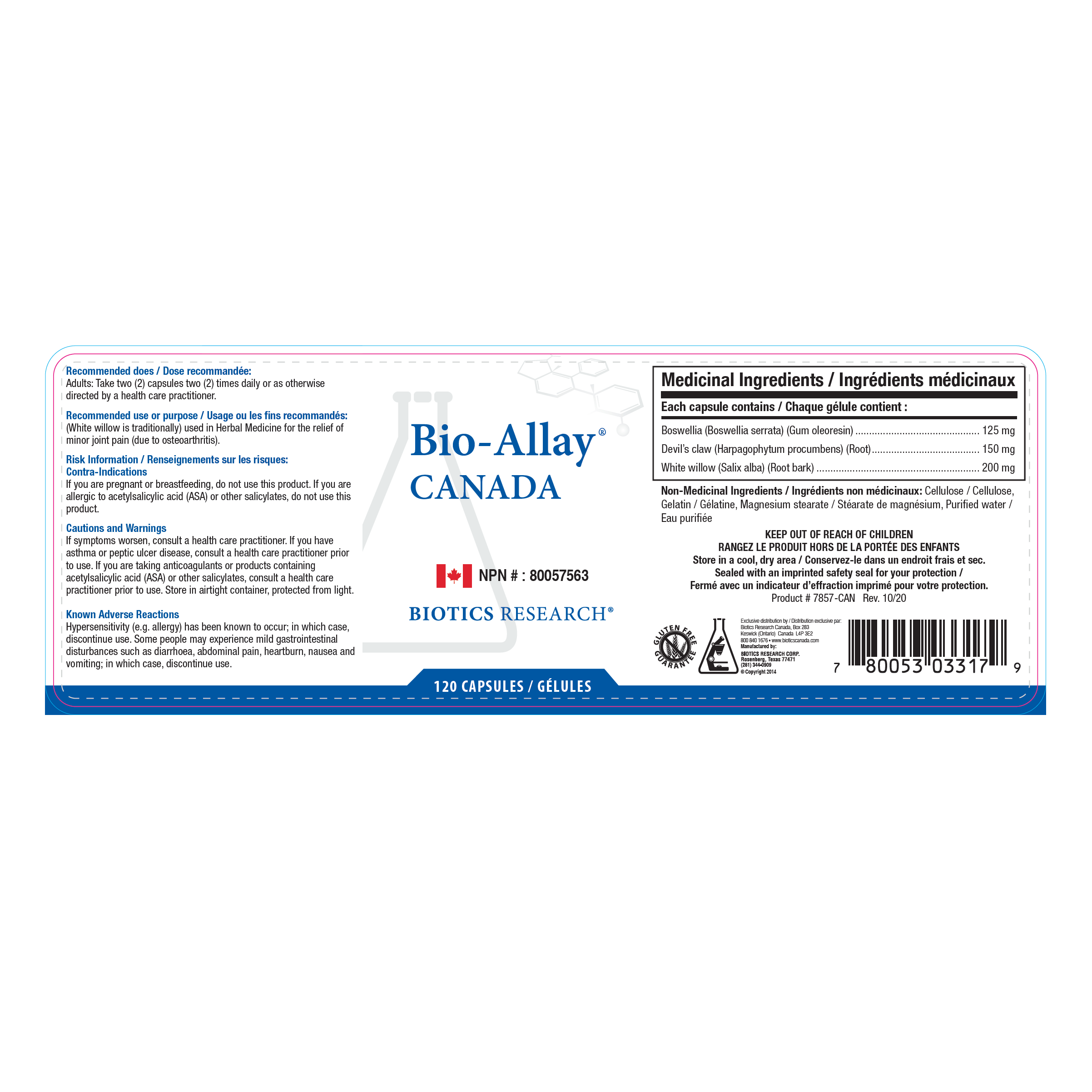 Bio-Allay | Biotics Research® | 120 Capsules