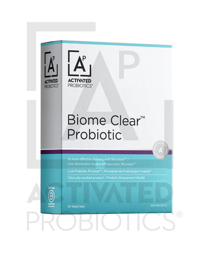 Biome Clear™ Probiotic by Activated Probiotics – Skin & Digestive Support | 30 Capsules
