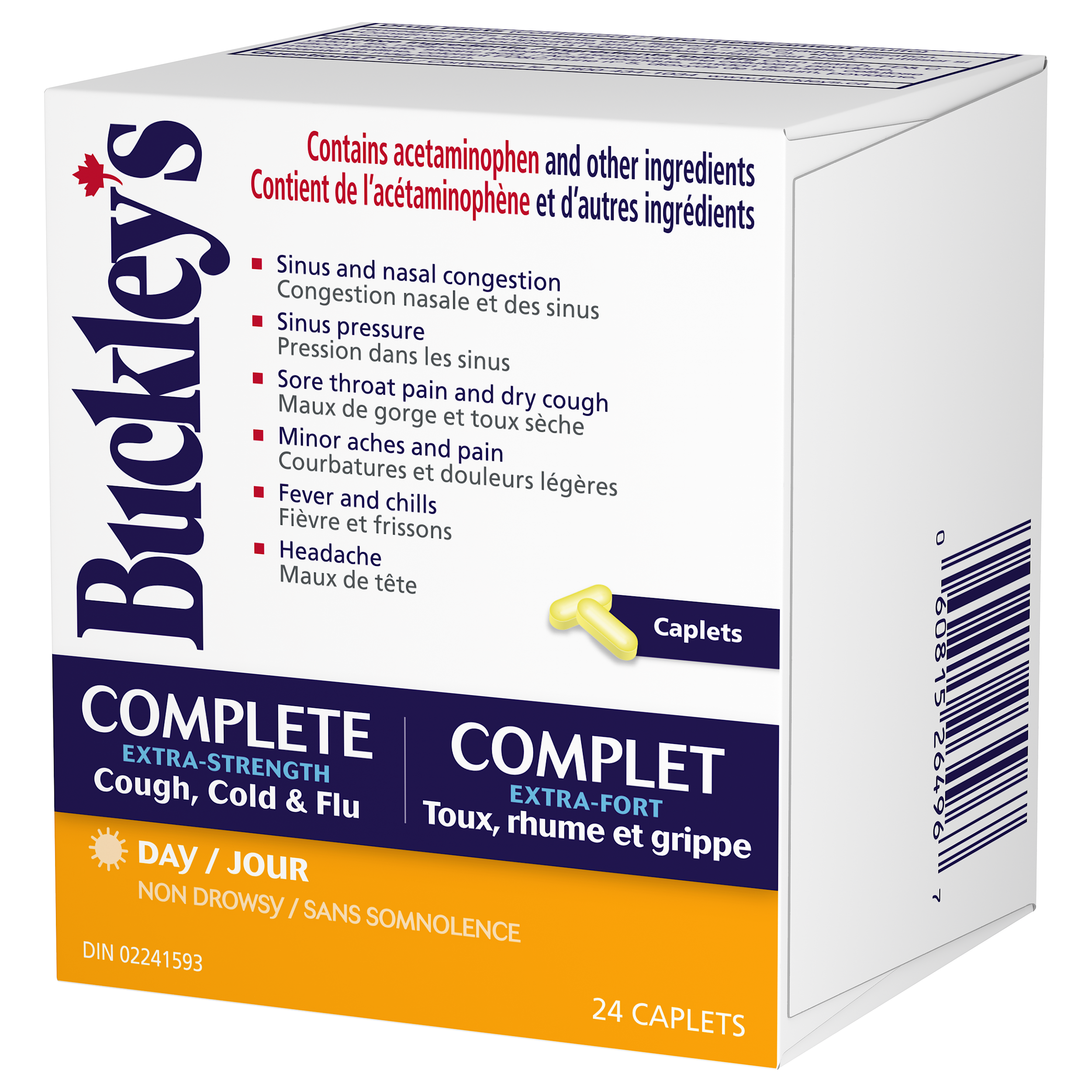 Complete Extra Strength Cough, Cold & Flu | Buckley's® | 24 Caplets