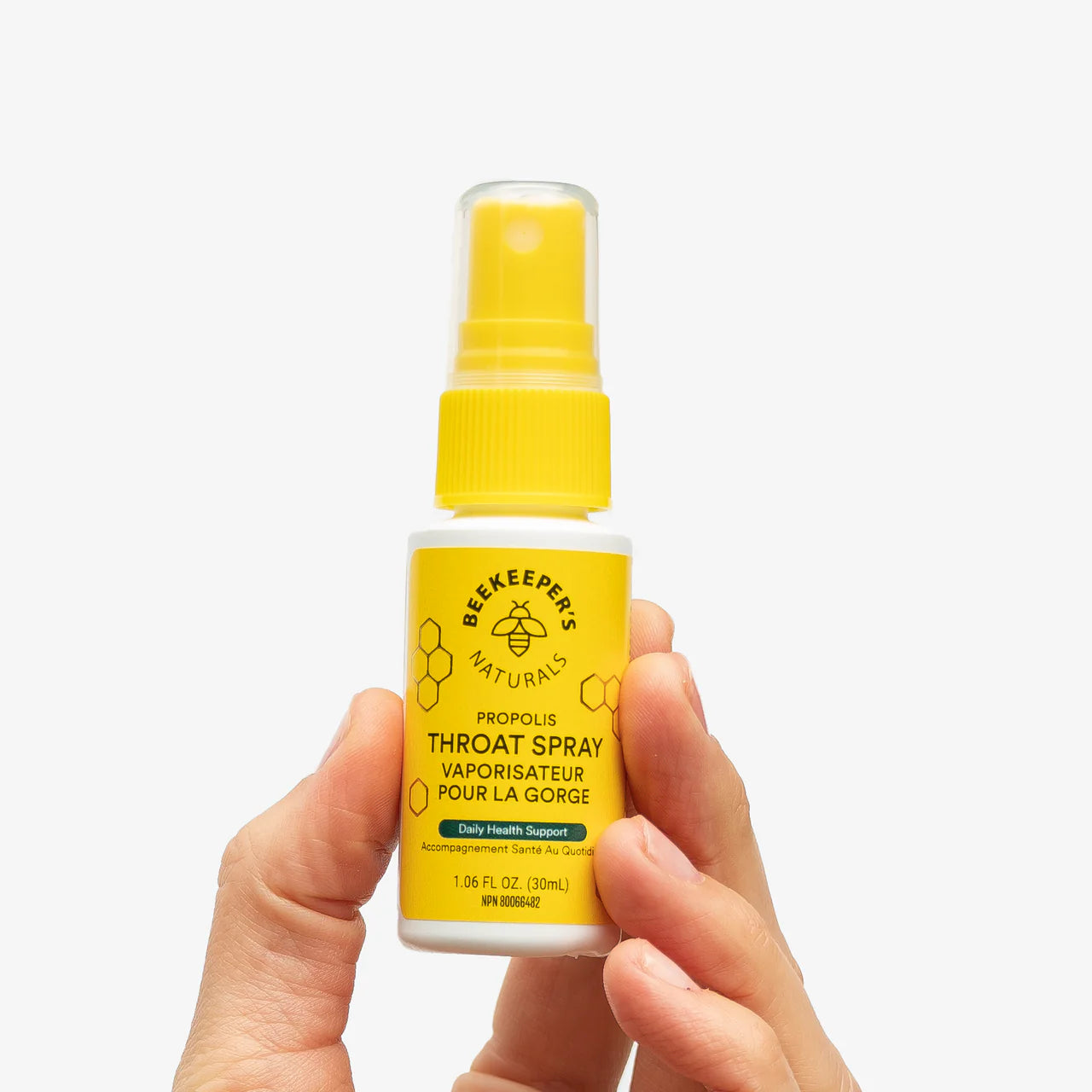 Propolis Throat Spray | Beekeeper's Naturals | 1.06 fl Oz. (30 mL)