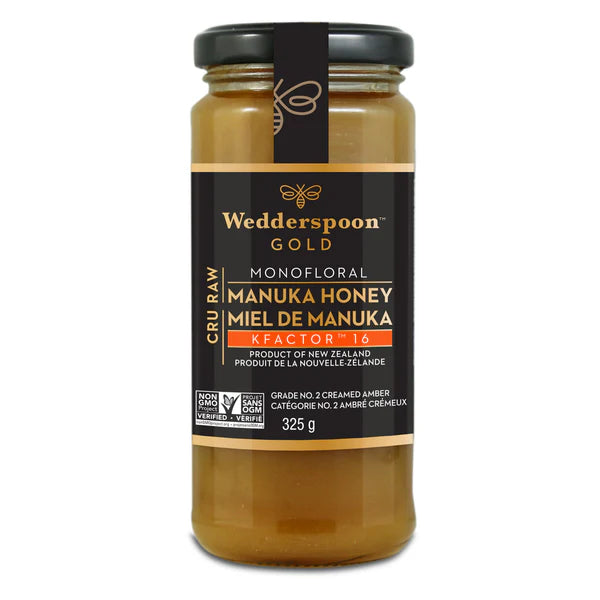Raw Monofloral Manuka Honey | Wedderspoon® GOLD | 325g/11.5oz