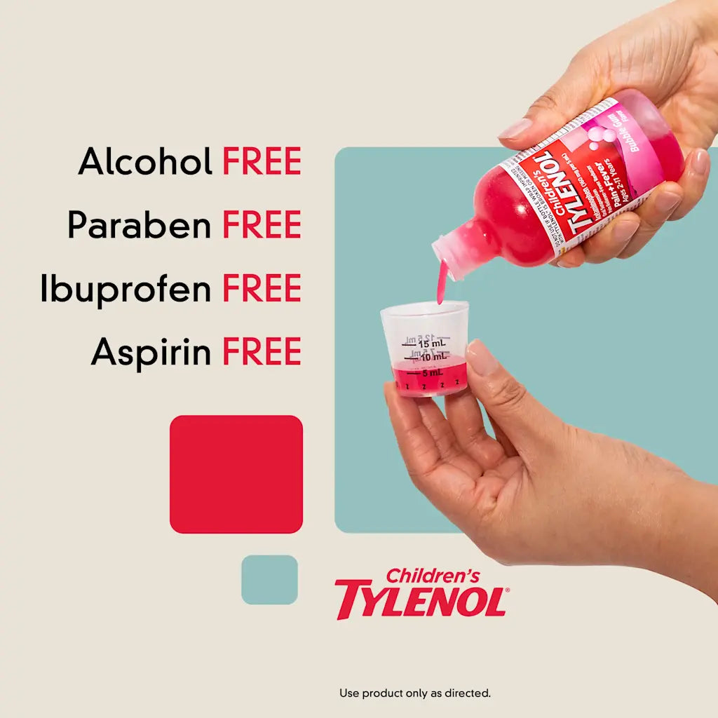 Children's Oral Suspension | TYLENOL® | 100 mL (different flavours)