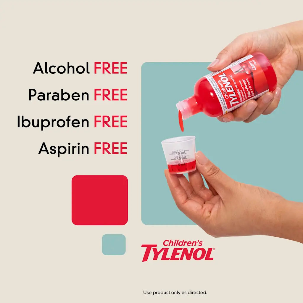 Children's Oral Suspension | TYLENOL® | 100 mL (different flavours)