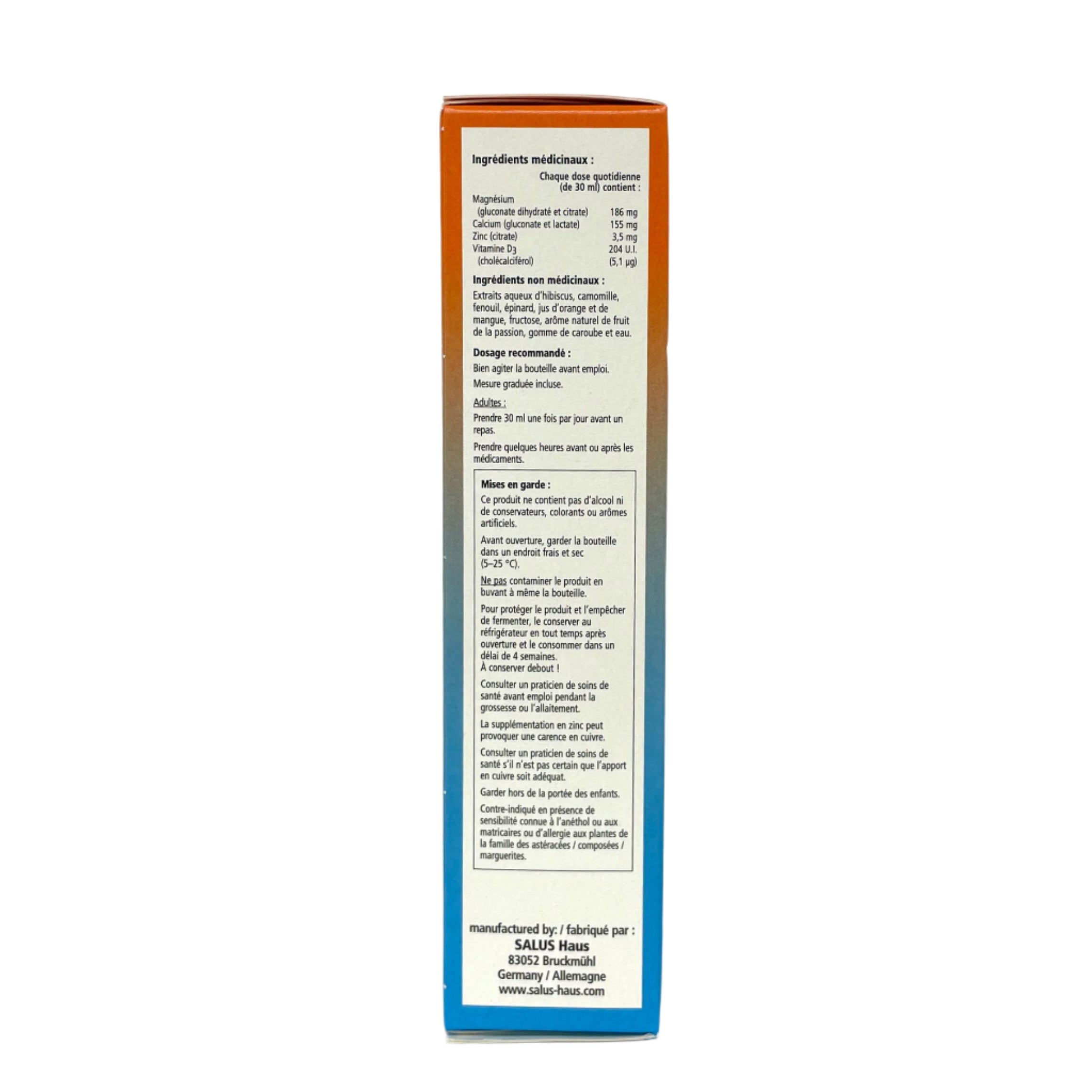 Calcium-Magnesium | Salus | 250 mL or 500 mL