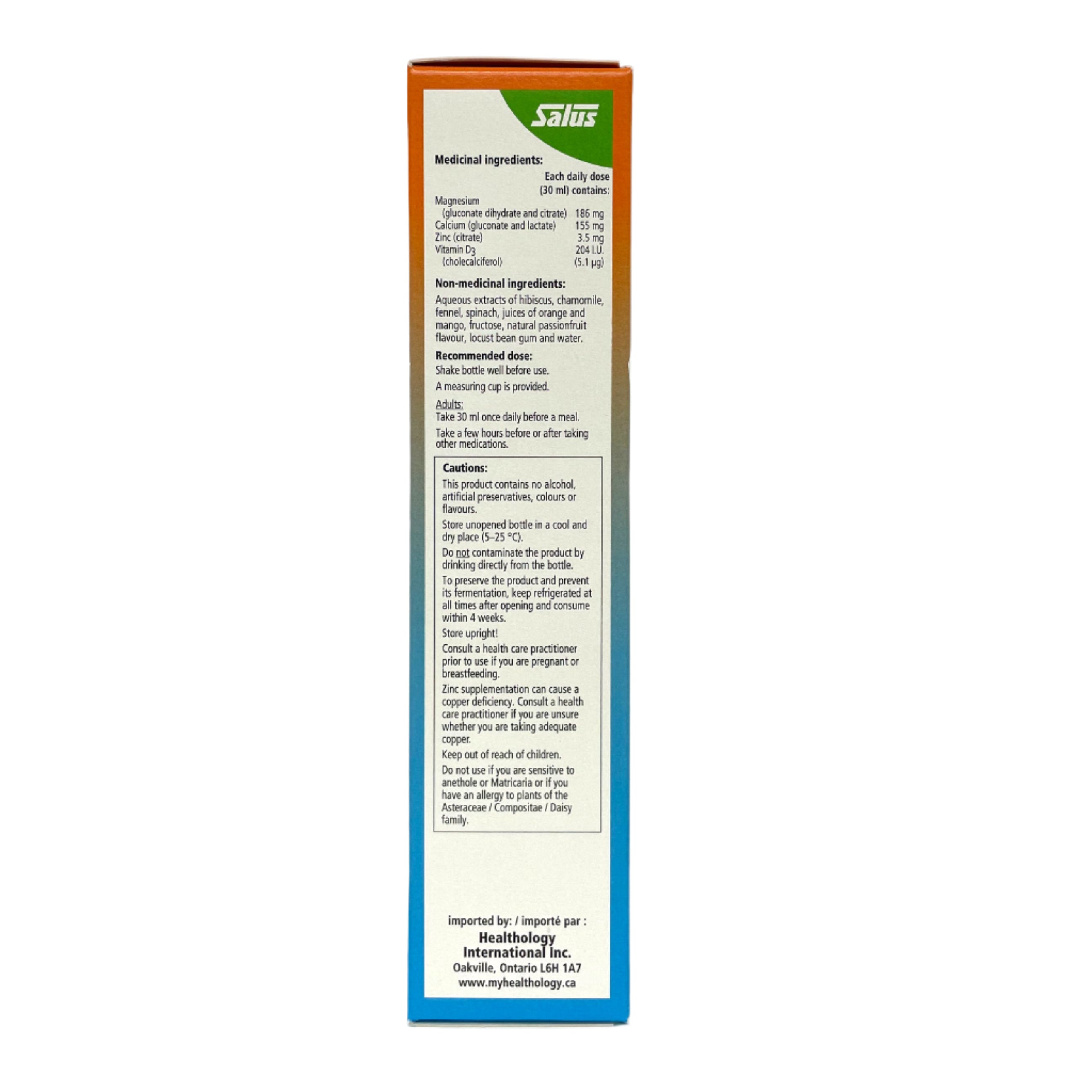 Calcium-Magnesium | Salus | 250 mL or 500 mL