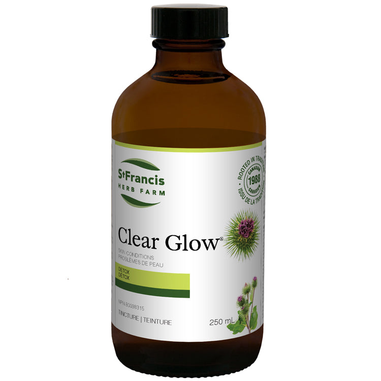 Clear Glow® by St. Francis Herb Farm – Herbal Skin Detox & Acne Support | 50 mL or 100 mL