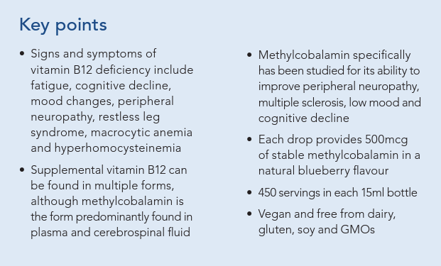 Cyto-B12 Drops by Cytomatrix® – Methylcobalamin B12 Support | 15 mL