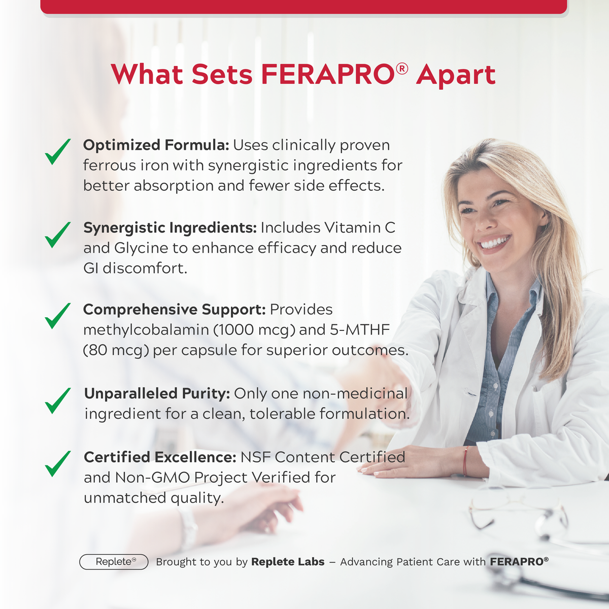FERAPRO™ by Bob’s Iron Formula – High-Potency Iron & Energy Support | 100 Veggie Capsules