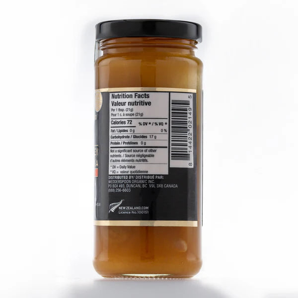 Raw Monofloral Manuka Honey | Wedderspoon® GOLD | 325g/11.5oz