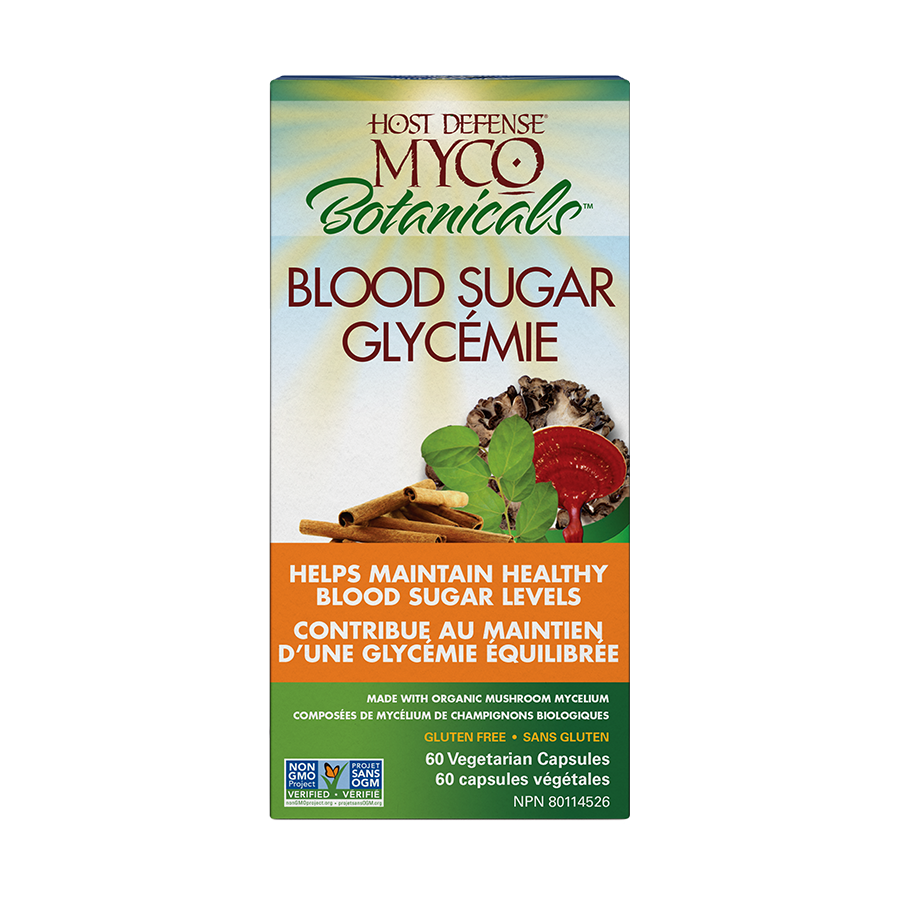 MycoBotanicals® Blood Sugar Capsules | Host Defense® Mushrooms™ | 60 Capsules