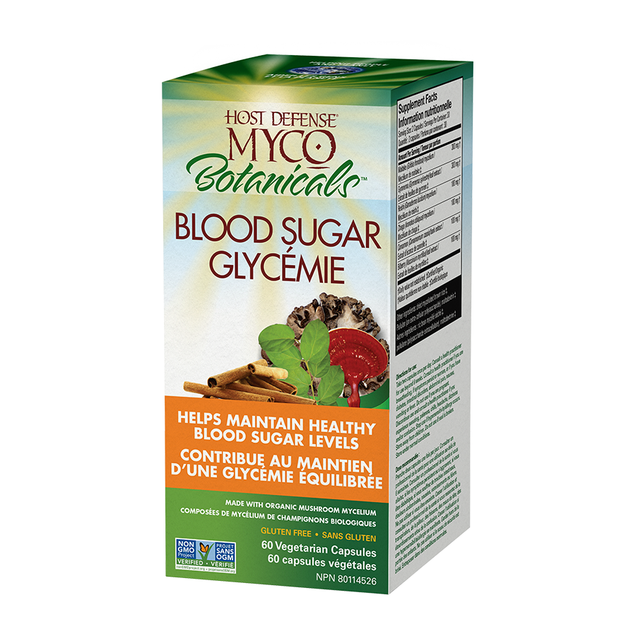 MycoBotanicals® Blood Sugar Capsules | Host Defense® Mushrooms™ | 60 Capsules