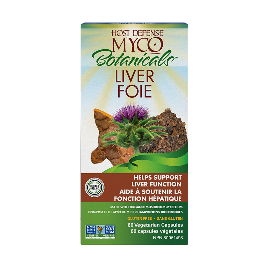 MycoBotanicals® Liver Capsules | Host Defense® Mushrooms™ | 60 Capsules