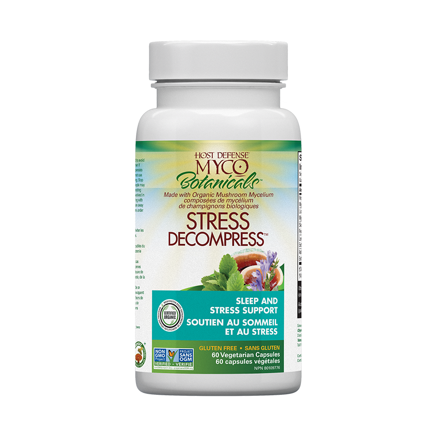 MycoBotanicals® Stress Decompress | Host Defense® Mushrooms™ | 60 Capsules