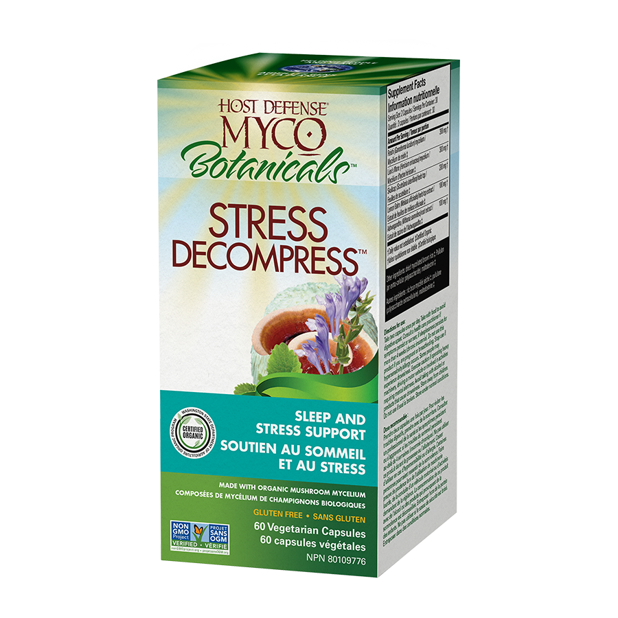 MycoBotanicals® Stress Decompress | Host Defense® Mushrooms™ | 60 Capsules