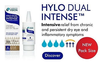 Hylo Dual Intense™ by CandorVision™ – Advanced Dry Eye & Moisture Barrier Support | 5 mL or 10 mL